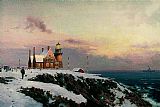 Thomas Kinkade BLOCK ISLAND painting